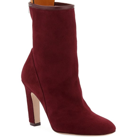 Stuart Weitzman Shoes - Stuart Weitzman Brooks Booties in Wine (Size 8.5)